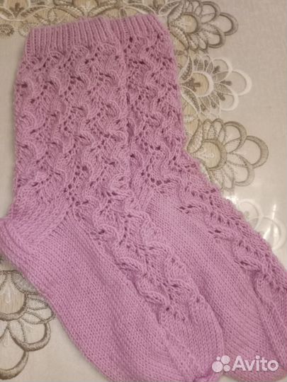 Вязаные носки женские