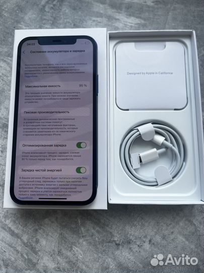 iPhone 12 128 gb синий