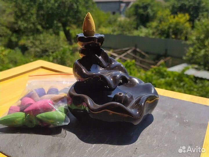 Подставка для благовония стелющийся дым Водопад