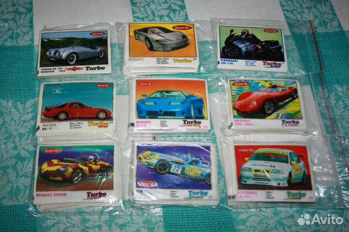 Вкладыши турбо из коллекции штучно