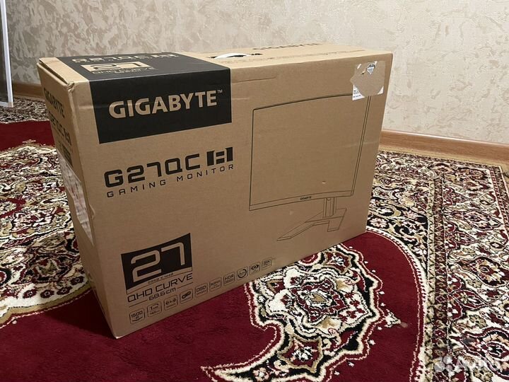 Монитор игровой 27 gigabyte G27QC 165Hz 2К VA