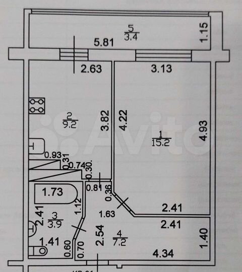 1-к. квартира, 35,5 м², 8/10 эт.