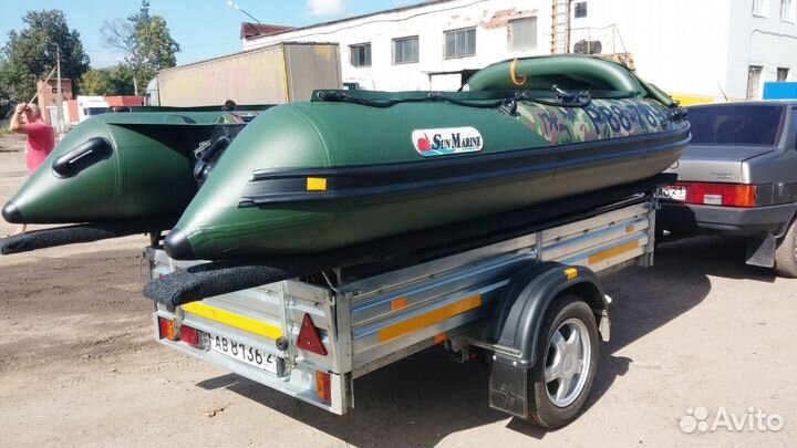 Стапель для лодки пвх на прицеп мзса 817711.012