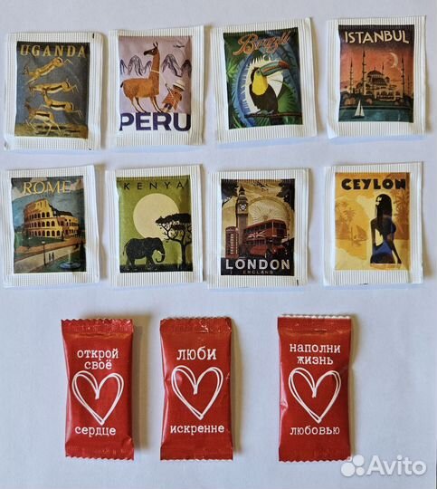 Сахар в стиках для коллекций