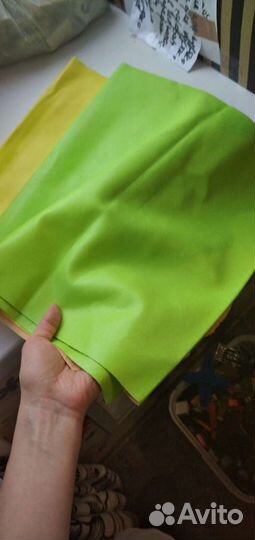 Ткань кожзам новая