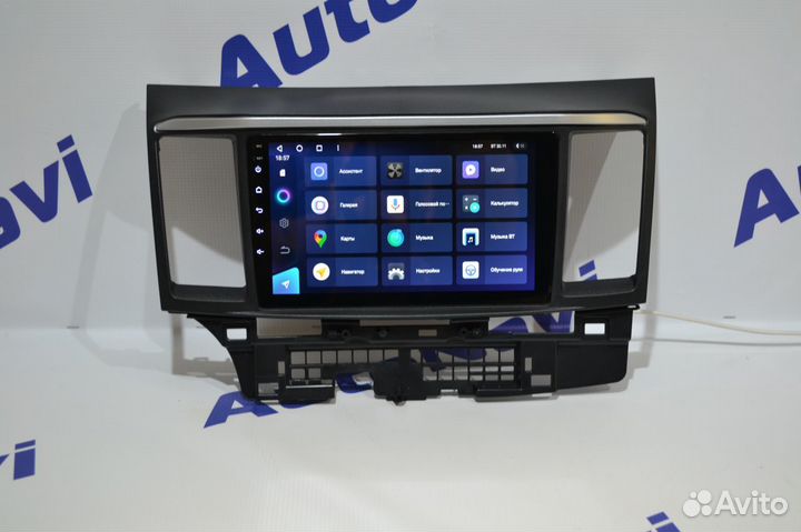 Android магнитола Mitsubishi Lancer 10, есть Teyes