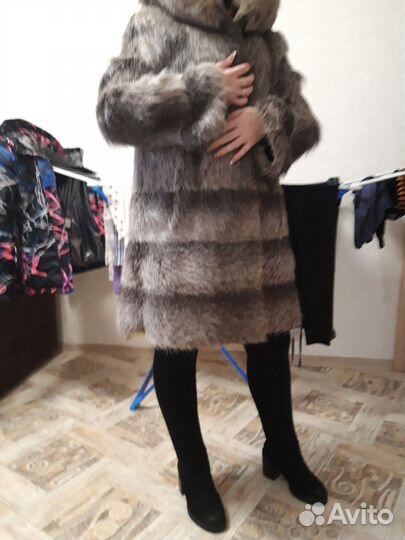 Шуба женская из нутрии
