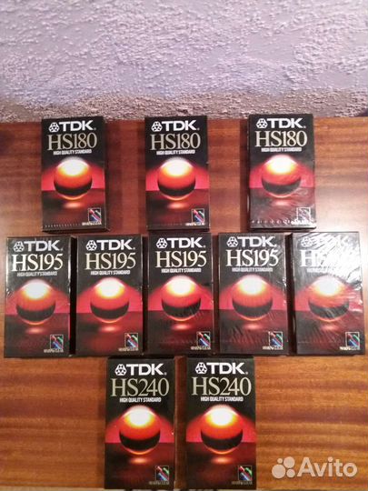 Видеокассеты vhs