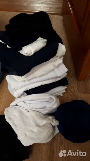 Вещи для школы 140-146 для девочки т.синий цвет