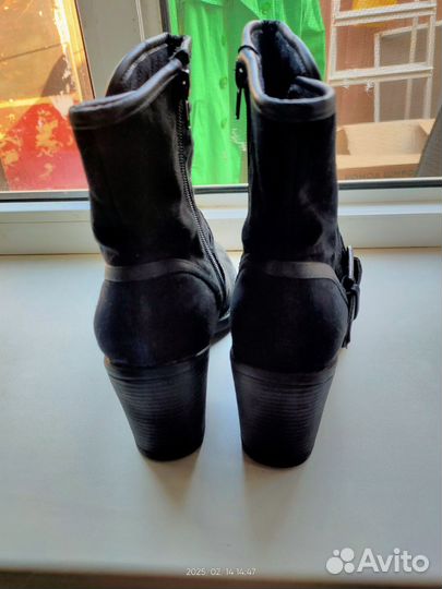 Ботильоны под замшу Разм 38 Каблук 7,5см