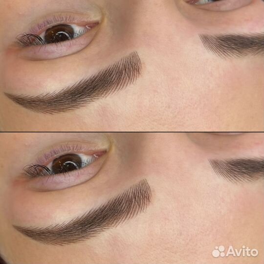 Перманентный макияж бровей Микроблейдинг