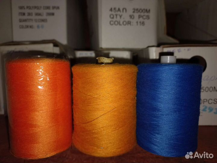 Продам молнии, нитки,фурнитуру