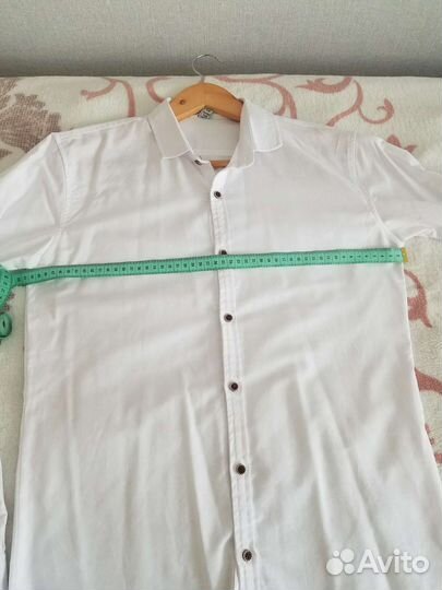 Рубашка белая на подростка рост 164-170см