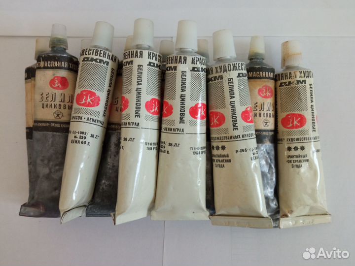 СССР краски,масляные и пентамасляные художеств