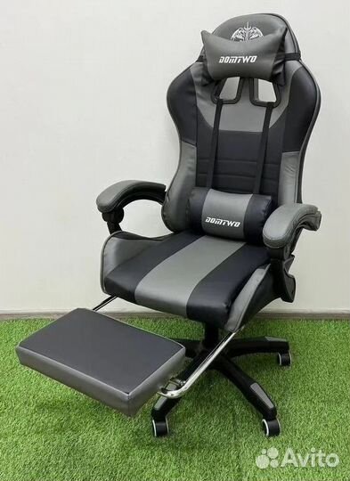 Компьютерное игровое кресло геймерское с массажем