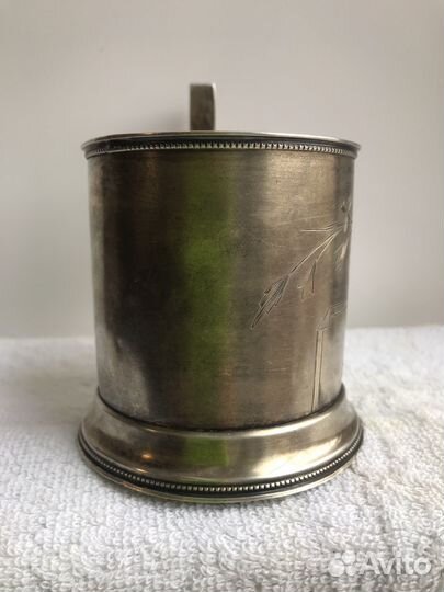 Подстаканник серебро 875