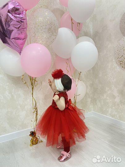 Платье для девочки (повязка и гольфы в подарок )