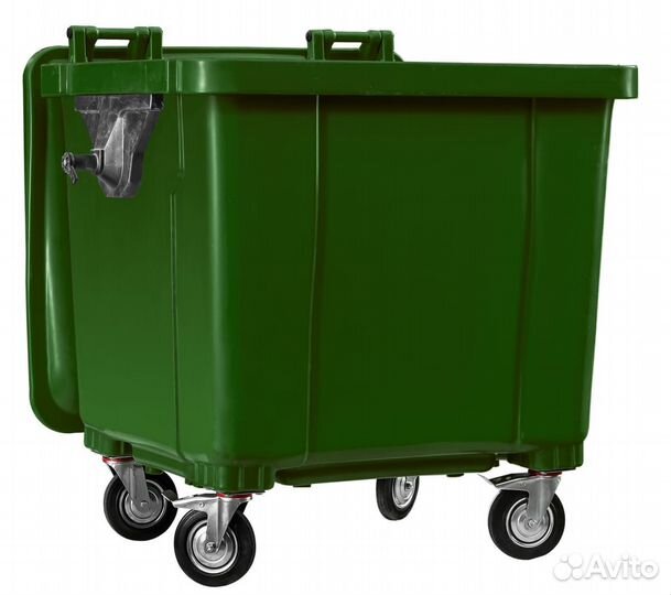 Мусорный бак для тбо 1100 л с крышкой