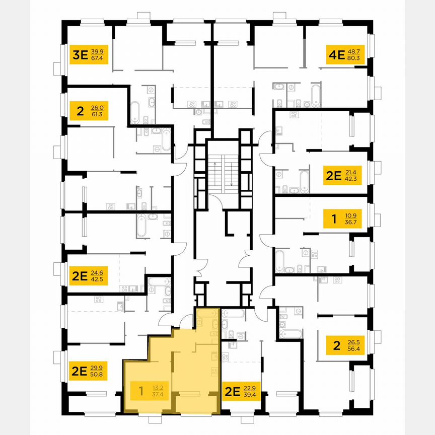 1-к. квартира, 37,4 м², 18/18 эт.