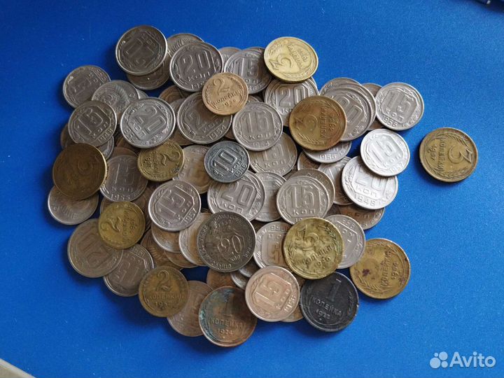 Монеты СССР до 1961 года (погодовка)