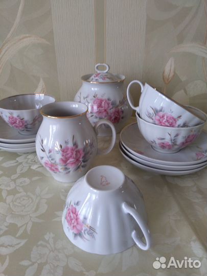 Чайный сервиз ссср.Дулево. 2