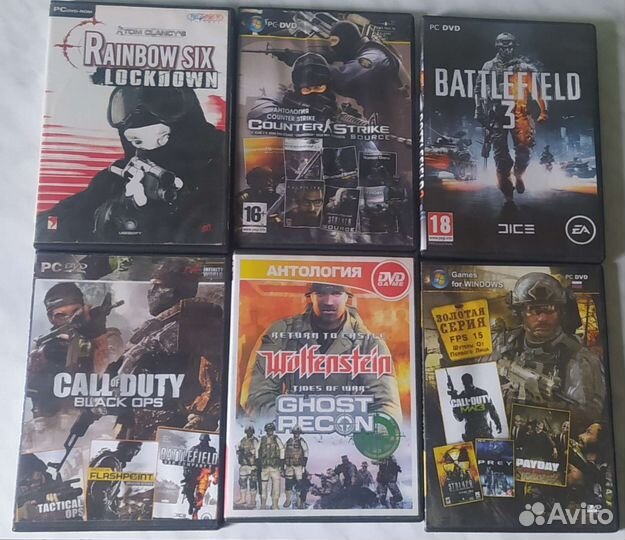 Компьютерные игры диски для пк
