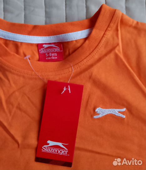 Новая футболка из хлопка р- р 5-6 лет