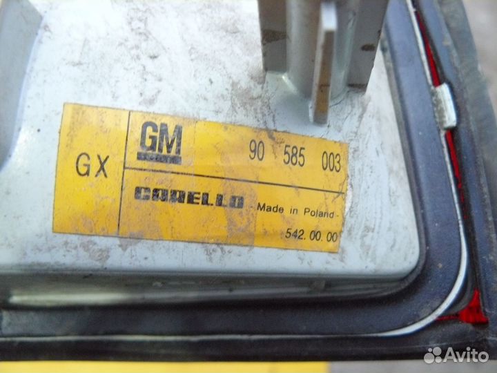 Фонарь задний правый Opel Vectra B Универсал