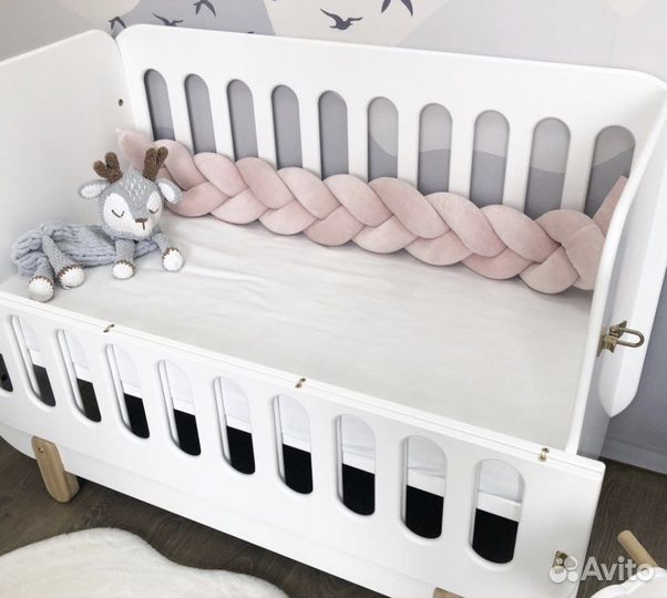 Коса бортик в кроватку