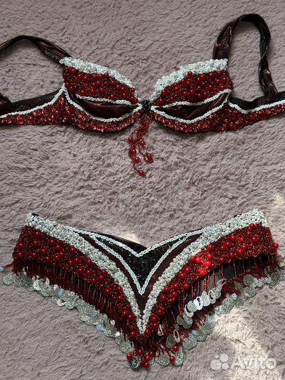 Костюм для восточных танцев(лиф и пояс)