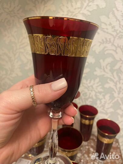 Фужеры богемия чехия, как новые