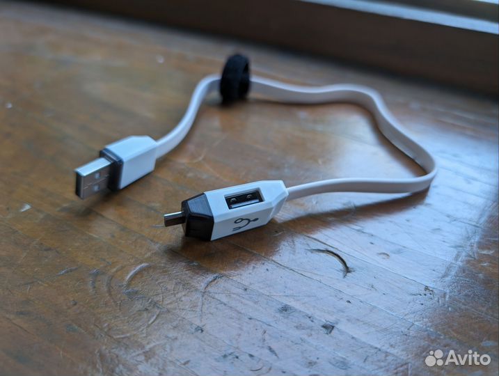 Провод USB - microUSB с разъемом otg USB