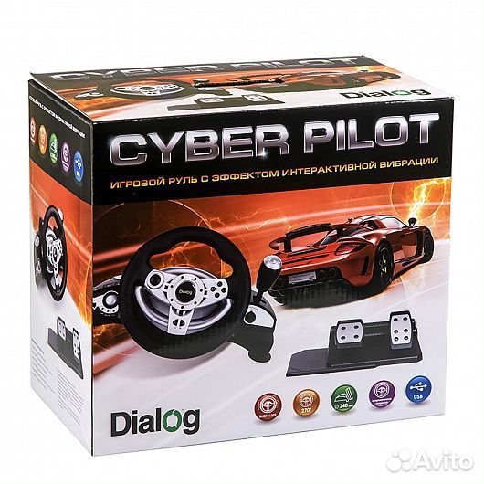 Руль Dialog Cyber Pilot GW-255VR