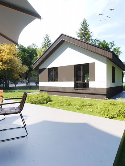 Дом 90 м² на участке 8 сот.