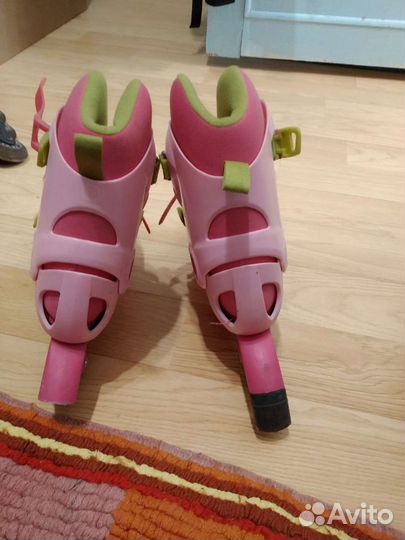 Роликовые коньки детские раздвижные