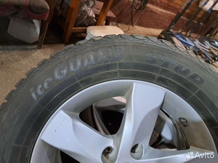 Зимний комплект оригинальных колес nissan qashqai