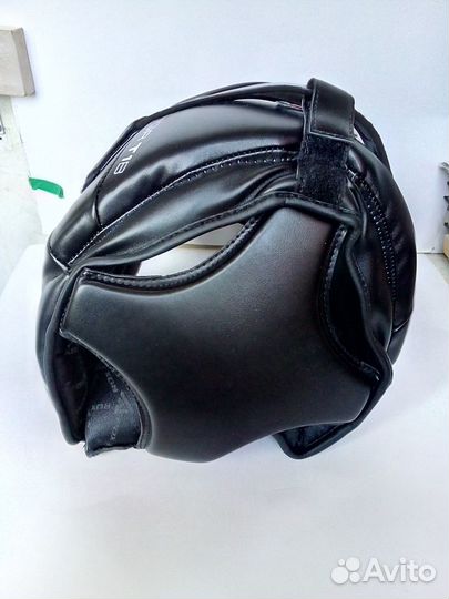 Боксерский шлем с бампером ROX и перчатки RDX