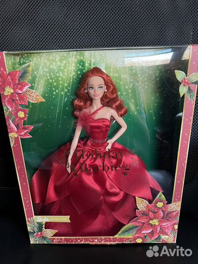 Barbie Holiday 2022 redhead Walmart exclusive