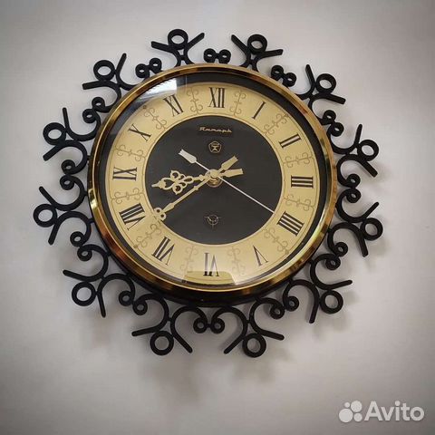 Часы настенные СССР Янтарь