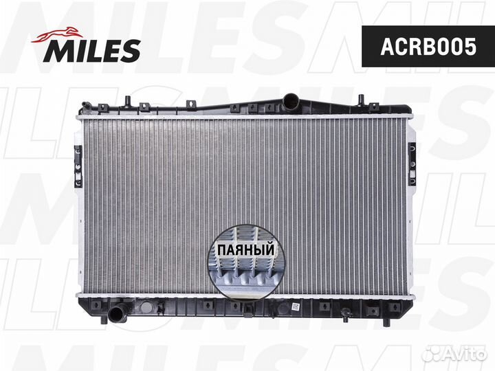 Радиатор chevrolet lacetti 1.4-1.8 M/T 04- паяный