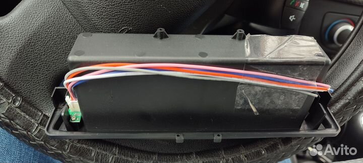 Полка в место магнитолы renault megane, fluence