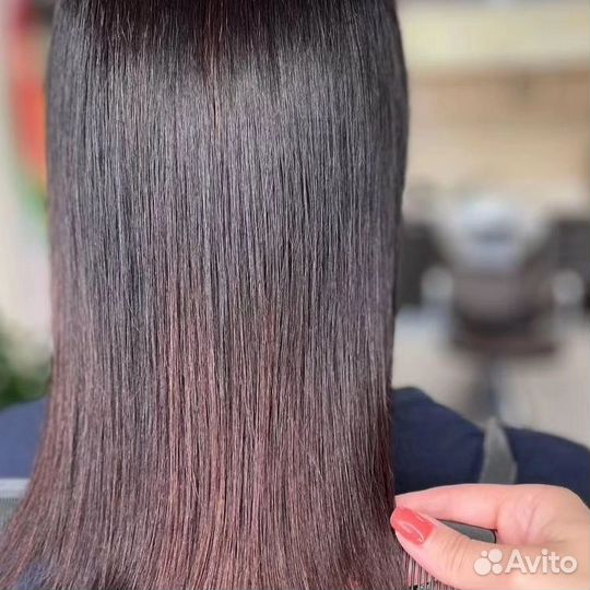 Кератиновое выпрямление