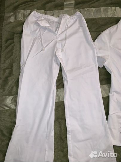 Медицинский брючный костюм хлопок 42р