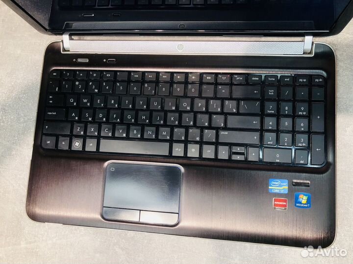 Hp pavilion dv6/ core i7/ 6490M/ ram 4gb/ ssd