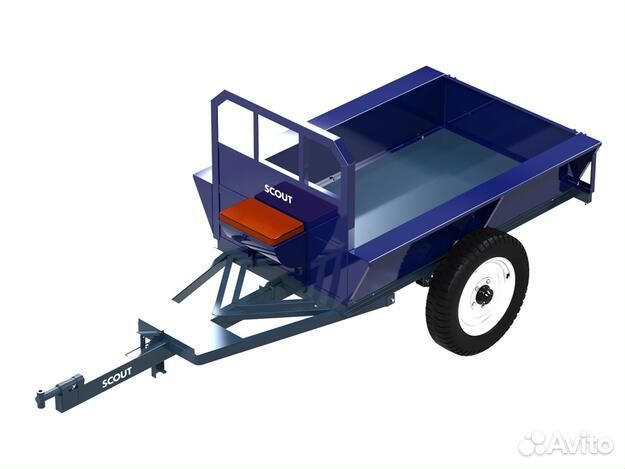 Прицеп (полуприцеп) скаут 1птс-1T к мотоблоку