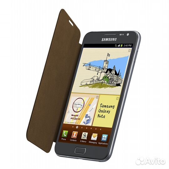 Оригинал Чехол для samsung Note (N7000) Brown
