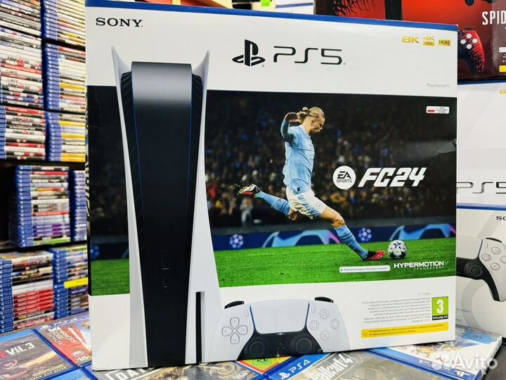 Sony ps5 с дисководом игра fc 24