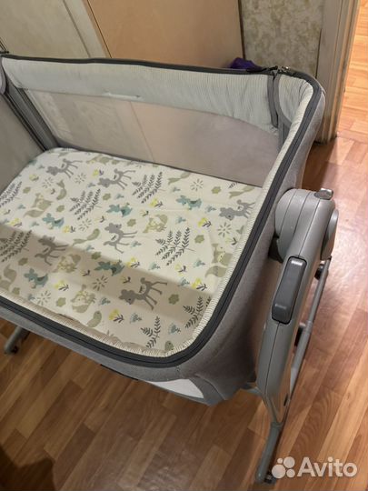 Пpиставная крoватка Сhiссo Nеxt2Мe Mаgiс