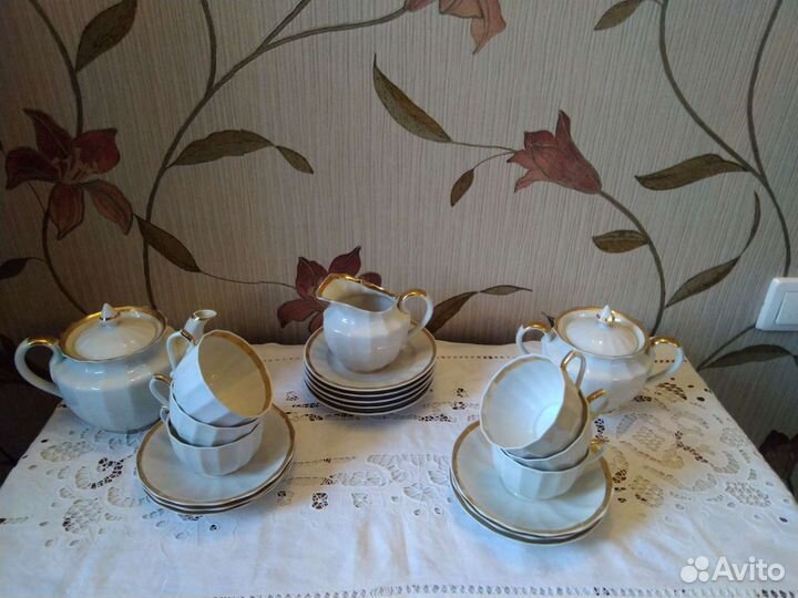 Шикарные старинные коллекционные сервизы СССР