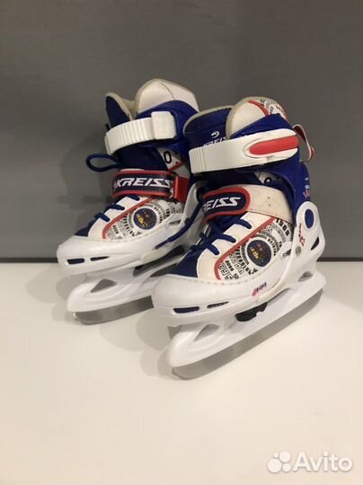 Коньки раздвижные хоккейные детские Kreiss 26-29